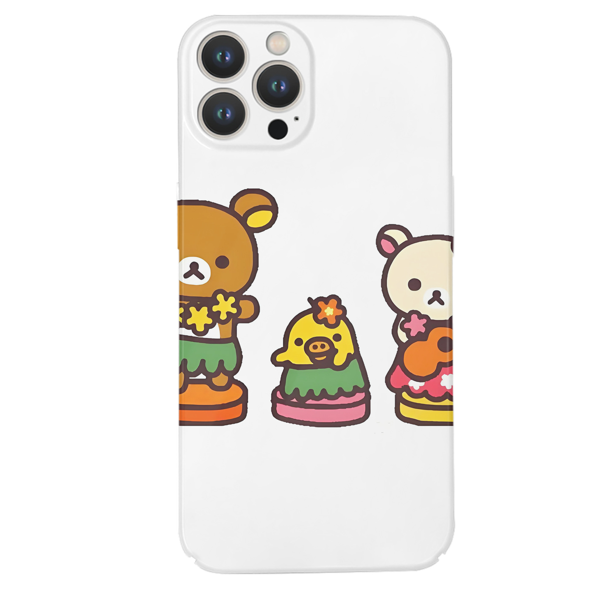 （画像用） リラックマ リラックマ キイロイトリ Rilakkuma Korilakkuma Kiiroitori 【iPhone 14シリーズ対応】ハードケース
